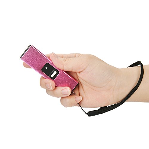 1PCS USB Keychain Stun Tool Rechargeable With LED Flashlight Self Flashlight