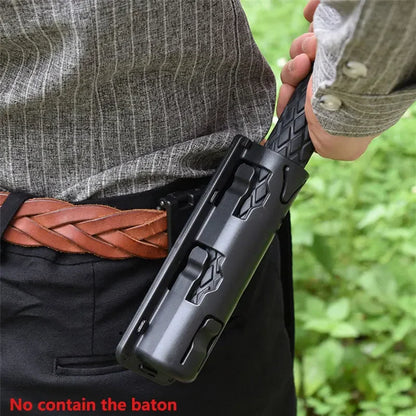 Retractable baton holster rotates 360 degrees